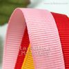 Grosgrain Ribbon, Polyester Ribbon, Woven Ribbon, Pink Ribbon